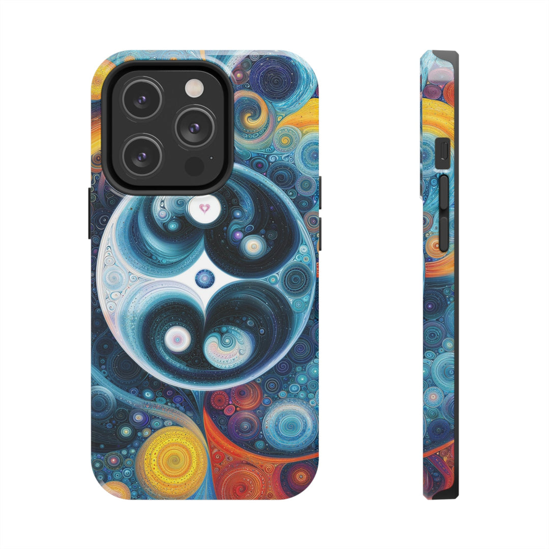 Cosmic Swirl Harmony - Tough Phone Case - Phone Case - g(0D·IO) - iPhone 14 Pro - -