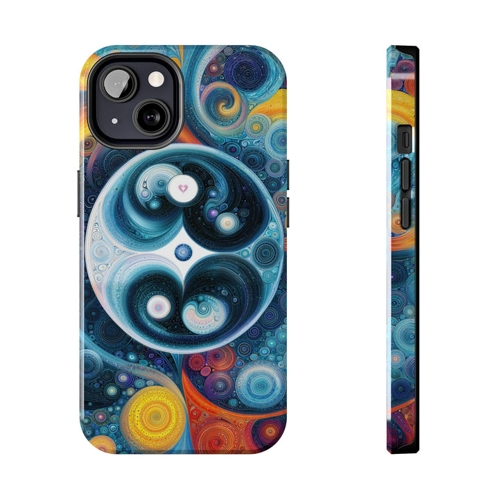 Cosmic Swirl Harmony - Tough Phone Case - Phone Case - g(0D·IO) - iPhone 13 - -