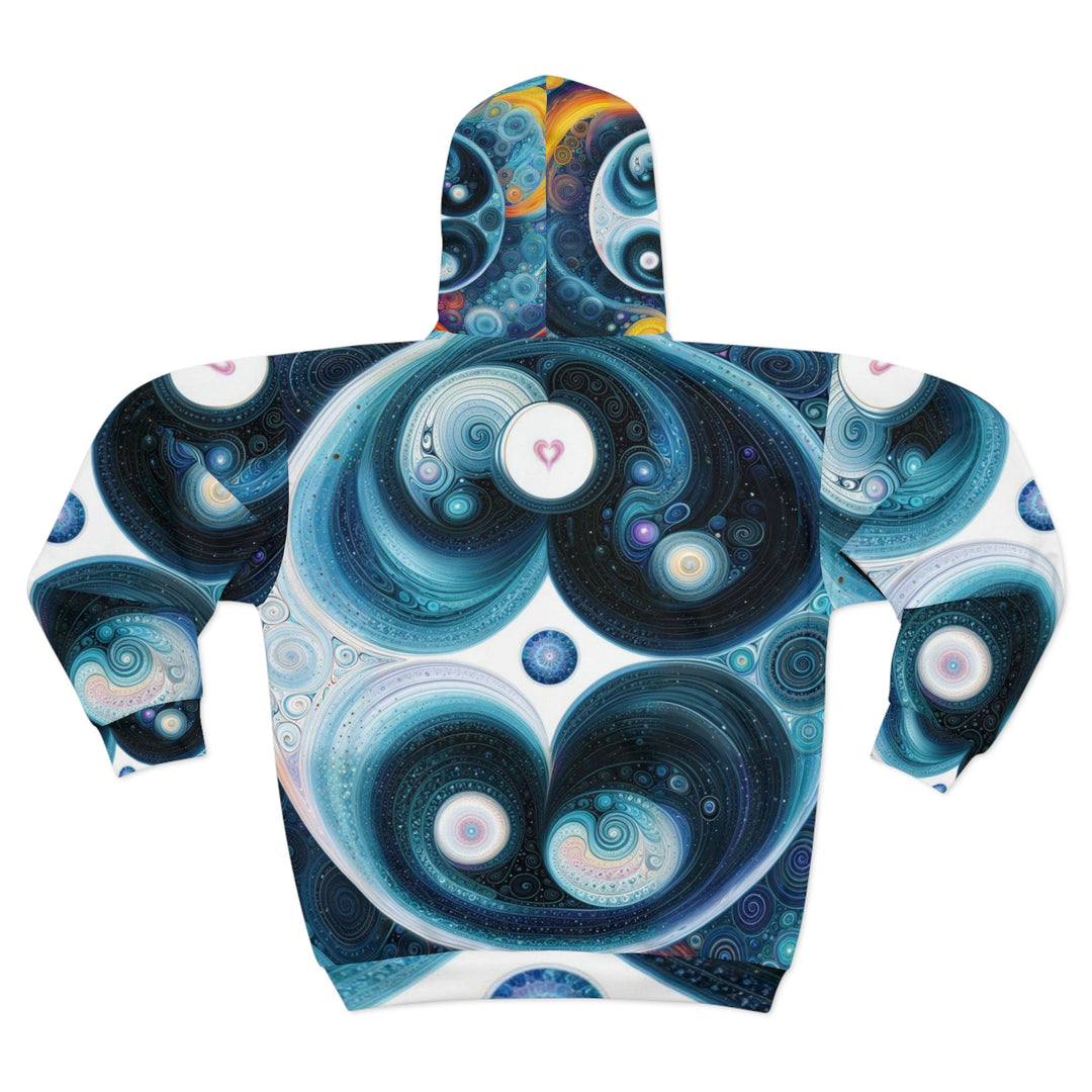 Cosmic Swirl Harmony - Unisex Zip Hoodie - All Over Prints - g(0D·IO) - XS - -