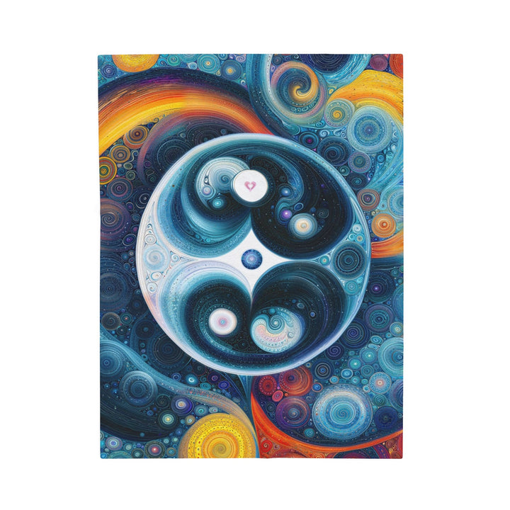 Cosmic Swirl Harmony - Velveteen Plush Blanket - All Over Prints - g(0D·IO) - 30" × 40" - -