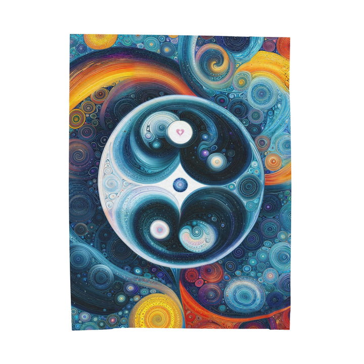 Cosmic Swirl Harmony - Velveteen Plush Blanket - All Over Prints - g(0D·IO) - 60" × 80" - -