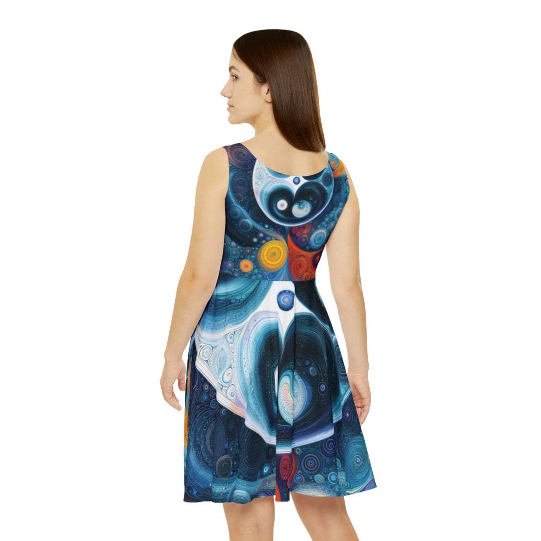 Cosmic Swirl Harmony - Women's Skater Dress - All Over Prints - g(0D·IO) - XS - -