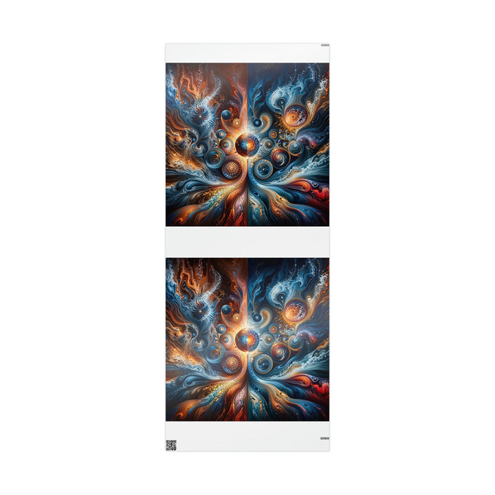 Cosmic Swirl Harmony - Wrapping Paper - Home Decor - g(0D·IO) - 30'' x 72'' - Glossy -