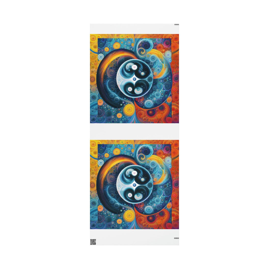 Cosmic Swirl Harmony - Wrapping Paper - Home Decor - g(0D·IO) - 30'' x 72'' - Matte -