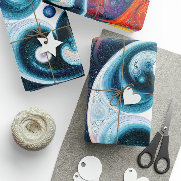 Cosmic Swirl Harmony - Wrapping Paper - Home Decor - g(0D·IO) - 30" x 180" - Matte -