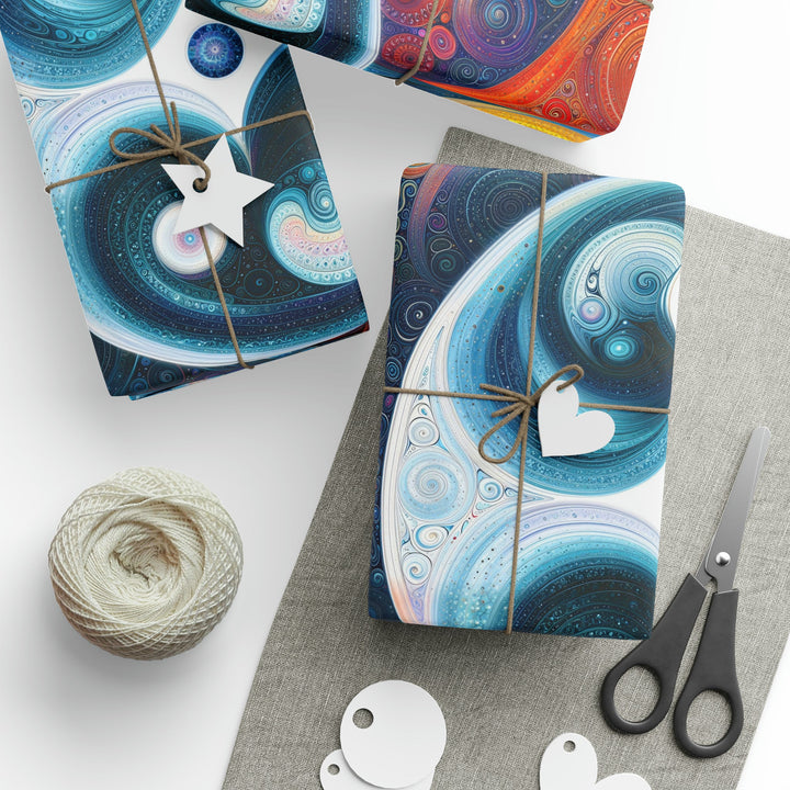 Cosmic Swirl Harmony - Wrapping Paper - Home Decor - g(0D·IO) - 30" x 180" - Matte -