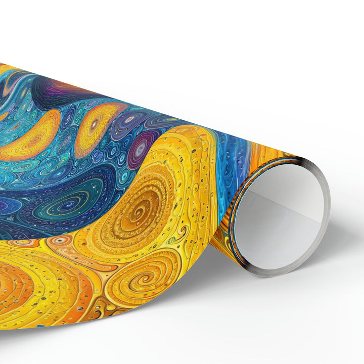 Cosmic Swirl Harmony - Wrapping Paper - Home Decor - g(0D·IO) - 30" x 180" - Matte -