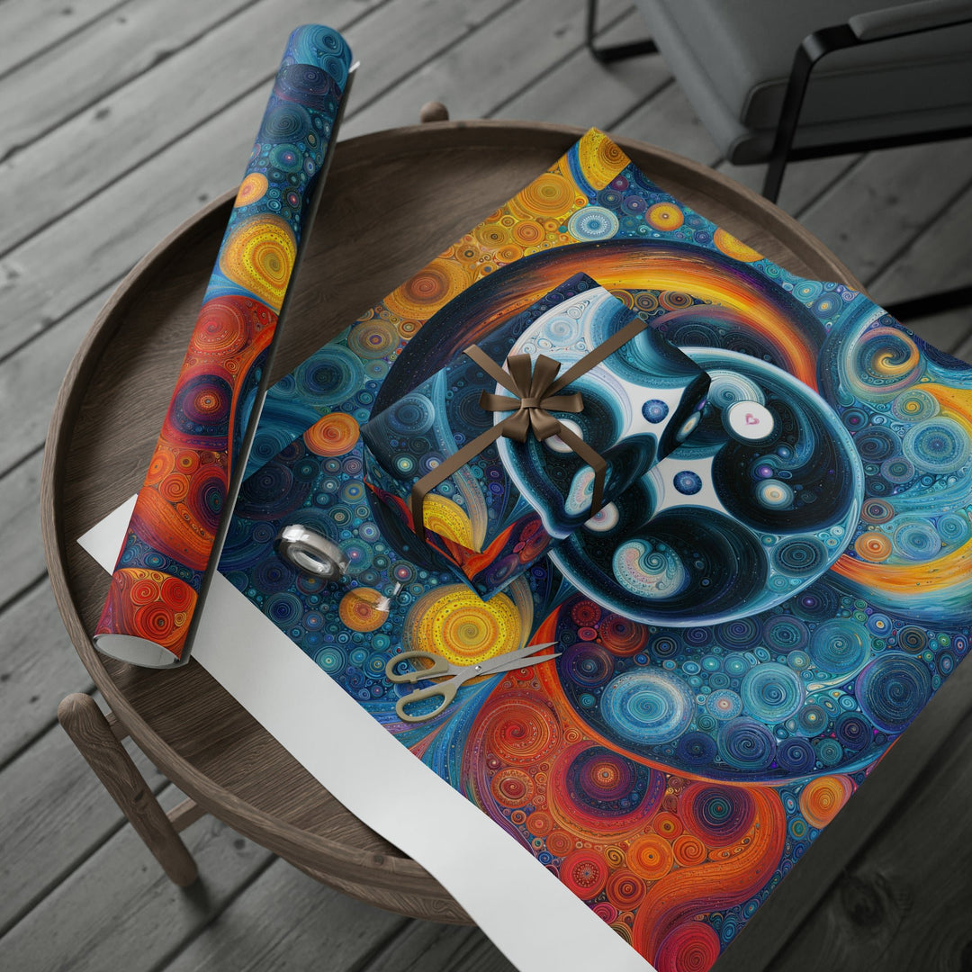 Cosmic Swirl Harmony - Wrapping Paper - Home Decor - g(0D·IO) - 30" x 180" - Matte -