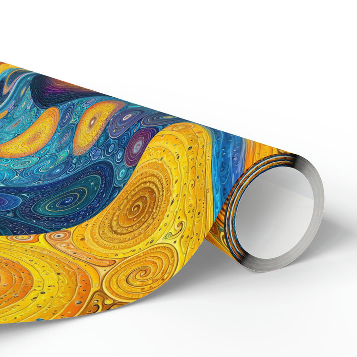 Cosmic Swirl Harmony - Wrapping Paper - Home Decor - g(0D·IO) - 30" x 180" - Matte -