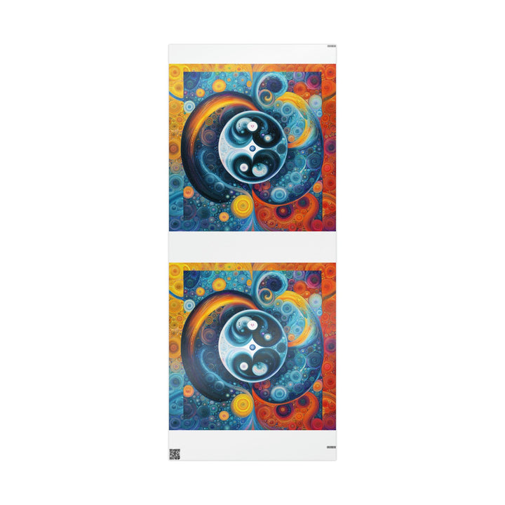 Cosmic Swirl Harmony - Wrapping Paper - Home Decor - g(0D·IO) - 30'' x 72'' - Glossy -