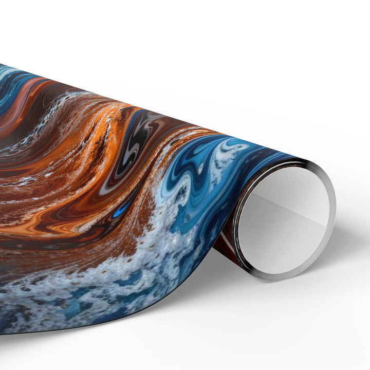 Cosmic Swirl Harmony - Wrapping Paper - Home Decor - g(0D·IO) - 30'' x 72'' - Matte -