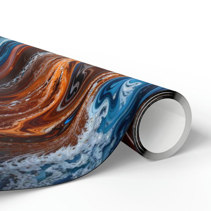 Cosmic Swirl Harmony - Wrapping Paper - Home Decor - g(0D·IO) - 30'' x 72'' - Matte -