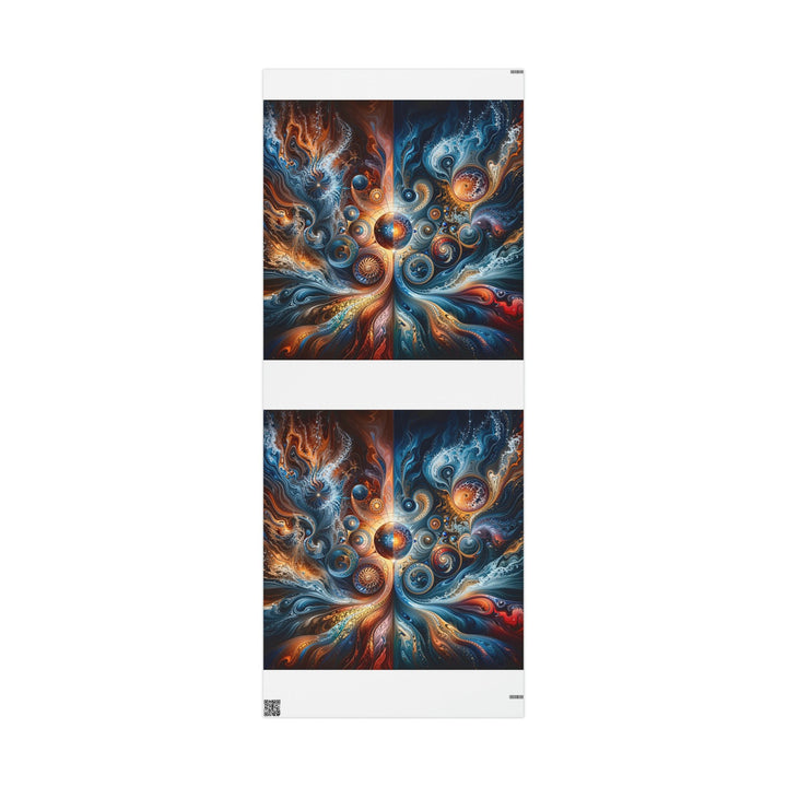 Cosmic Swirl Harmony - Wrapping Paper - Home Decor - g(0D·IO) - 30'' x 72'' - Matte -