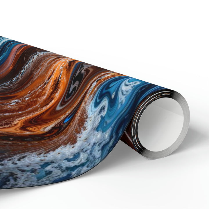 Cosmic Swirl Harmony - Wrapping Paper - Home Decor - g(0D·IO) - 30'' x 72'' - Matte -