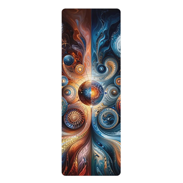 Cosmic Swirl Harmony - Yoga Mat - Home Decor - g(0D·IO) - 24” x 68” - -