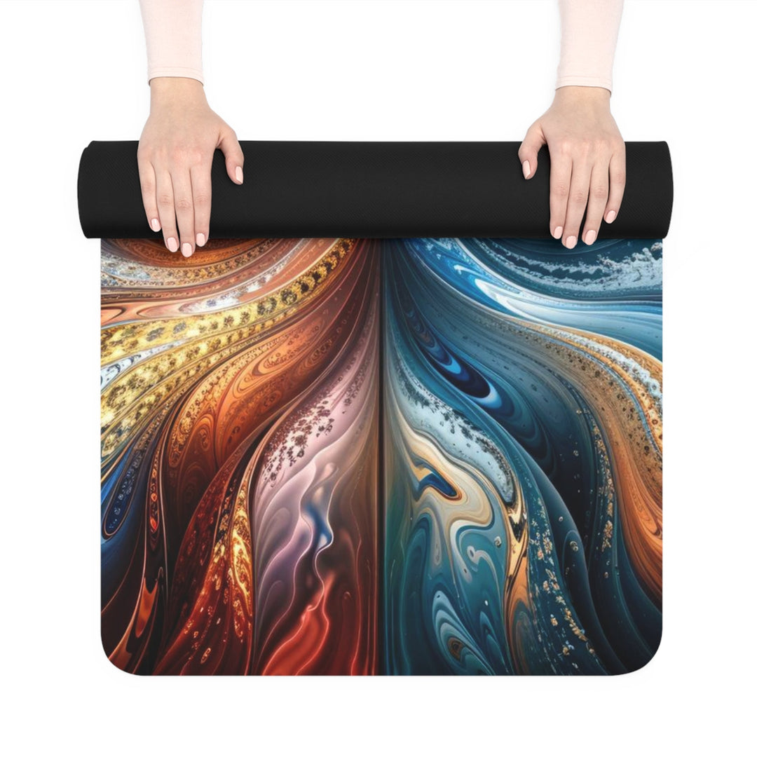 Cosmic Swirl Harmony - Yoga Mat - Home Decor - g(0D·IO) - 24” x 68” - -
