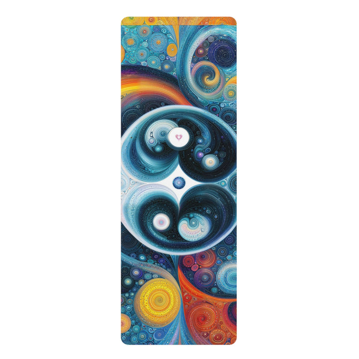 Cosmic Swirl Harmony - Yoga Mat - Home Decor - g(0D·IO) - 24” x 68” - -