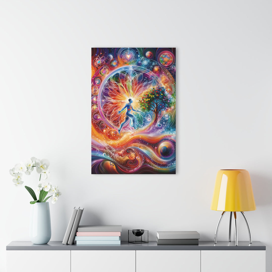 Cosmic Vibrant Emanation - Acrylic Prints (French Cleat Hanging) - Home Decor - g(0D·IO) - 24" x 36" (Vertical) - 0.25'' -