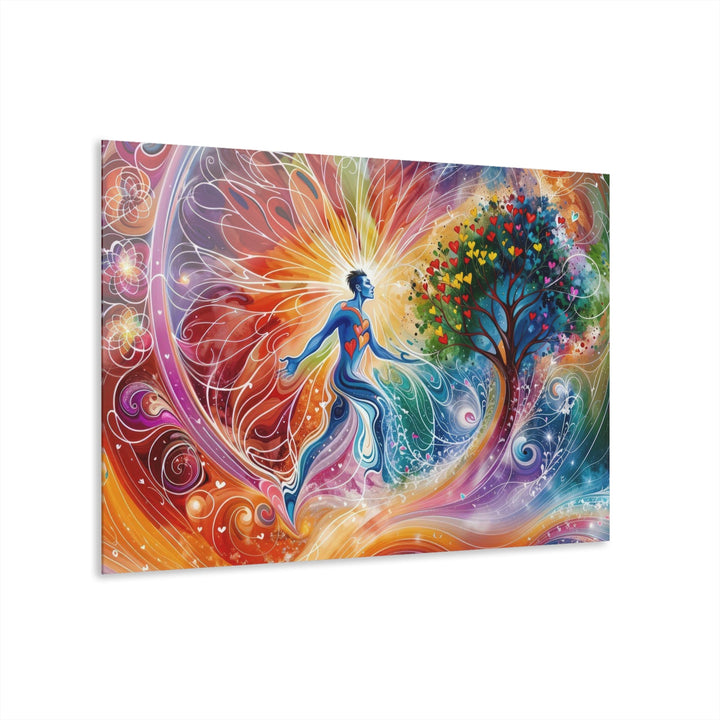 Cosmic Vibrant Emanation - Acrylic Prints (French Cleat Hanging) - Home Decor - g(0D·IO) - 36" x 24" (Horizontal) - 0.25'' -