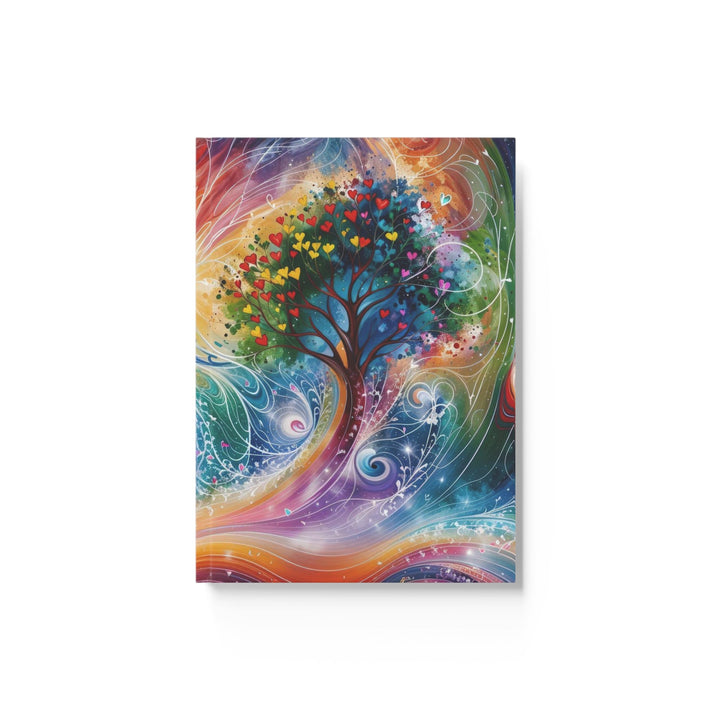 Cosmic Vibrant Emanation - Hard Backed Journal - Paper products - g(0D·IO) - Blank - A5 - White