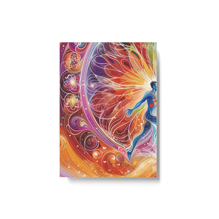 Cosmic Vibrant Emanation - Hard Backed Journal - Paper products - g(0D·IO) - Graph - A5 - White