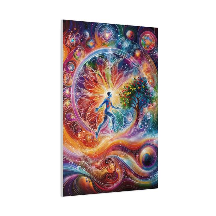 Cosmic Vibrant Emanation - Matte Canvas Print 1.25" - Canvas - g(0D·IO) - 36" x 36" - 1.25" -