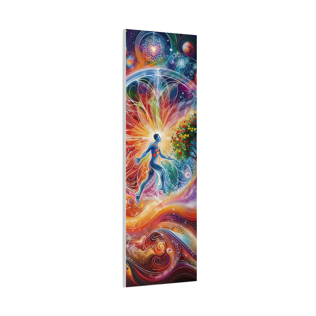 Cosmic Vibrant Emanation - Matte Canvas Print 1.25" - Canvas - g(0D·IO) - 36" x 36" - 1.25" -