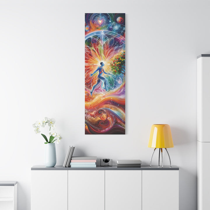 Cosmic Vibrant Emanation - Matte Canvas Print 1.25" - Canvas - g(0D·IO) - 36" x 36" - 1.25" -