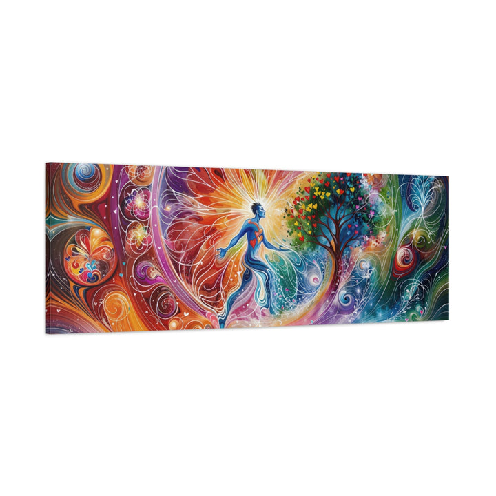 Cosmic Vibrant Emanation - Matte Canvas Print 1.25" - Canvas - g(0D·IO) - 36" x 36" - 1.25" -