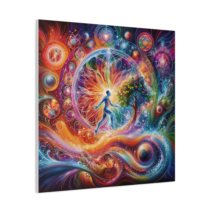 Cosmic Vibrant Emanation - Matte Canvas Print 1.25" - Canvas - g(0D·IO) - 36" x 36" - 1.25" -