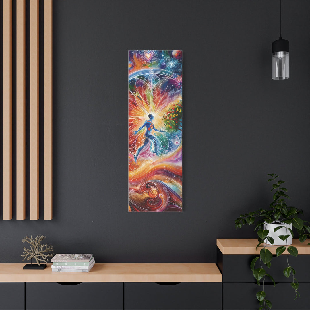 Cosmic Vibrant Emanation - Matte Canvas Print 1.25" - Canvas - g(0D·IO) - 36" x 36" - 1.25" -