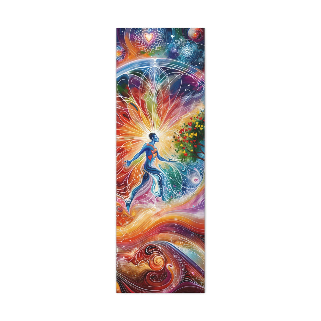 Cosmic Vibrant Emanation - Matte Canvas Print 1.25" - Canvas - g(0D·IO) - 16" x 48" (Vertical) - 1.25" -