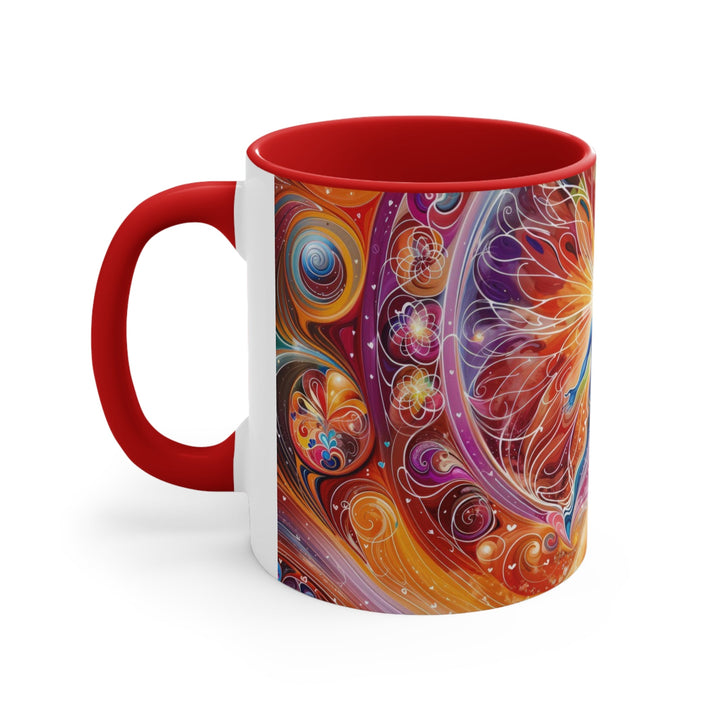 Cosmic Vibrant Energy - Accent Coffee Mug - Mug - g(0D·IO) - Pink - 11oz -