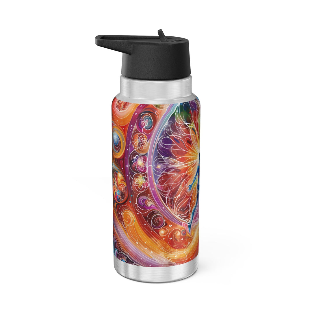 Cosmic Vibrant Energy - Gator Tumbler 32oz - Mug - g(0D·IO) - Silver - 32oz -