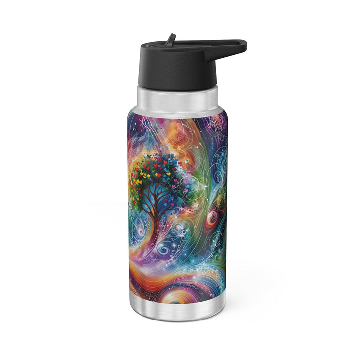 Cosmic Vibrant Energy - Gator Tumbler 32oz - Mug - g(0D·IO) - Silver - 32oz -