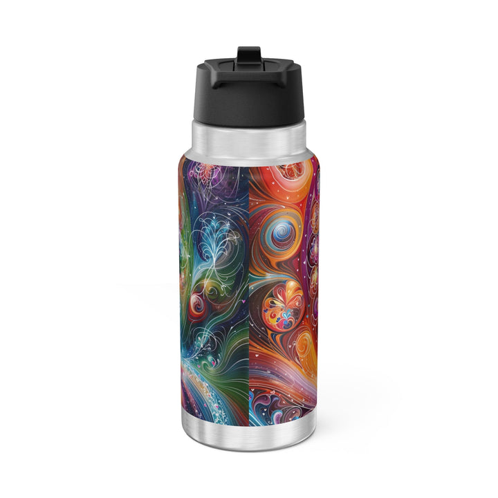 Cosmic Vibrant Energy - Gator Tumbler 32oz - Mug - g(0D·IO) - Silver - 32oz -