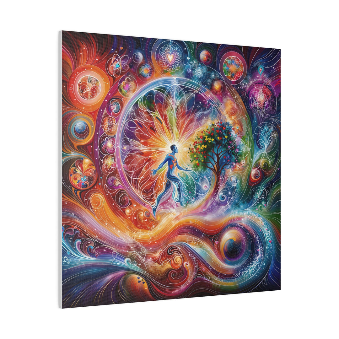 Cosmic Vibrant Energy - Matte Canvas - Canvas - g(0D·IO) - 32" x 32" (Square) - 0.75'' -