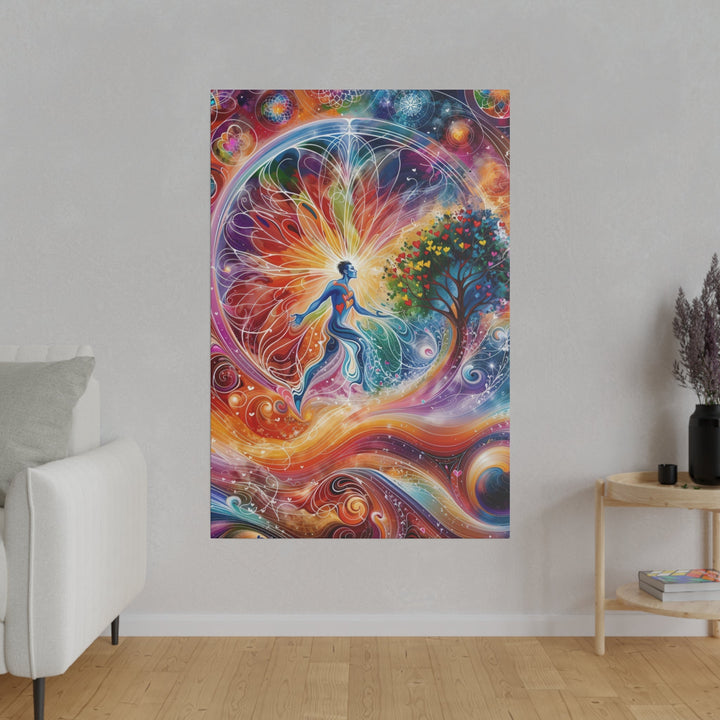 Cosmic Vibrant Energy - Matte Canvas - Canvas - g(0D·IO) - 32" x 32" (Square) - 0.75'' -