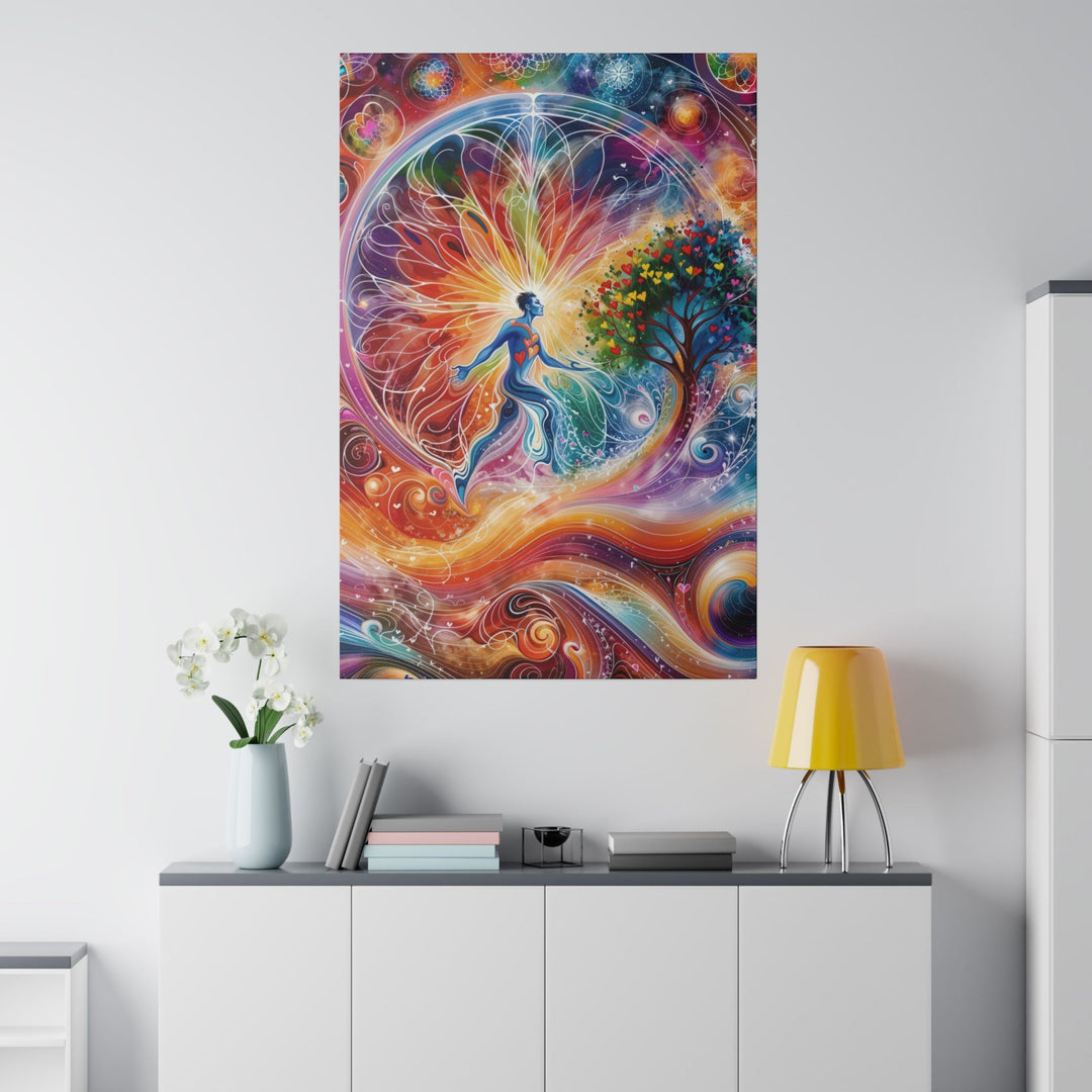 Cosmic Vibrant Energy - Matte Canvas - Canvas - g(0D·IO) - 32" x 32" (Square) - 0.75'' -