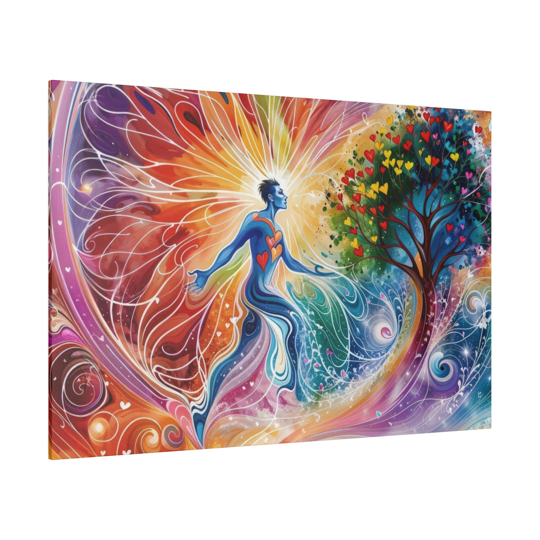 Cosmic Vibrant Energy - Matte Canvas - Canvas - g(0D·IO) - 32" x 32" (Square) - 0.75'' -