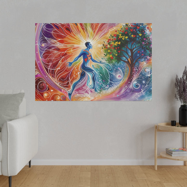 Cosmic Vibrant Energy - Matte Canvas - Canvas - g(0D·IO) - 32" x 32" (Square) - 0.75'' -