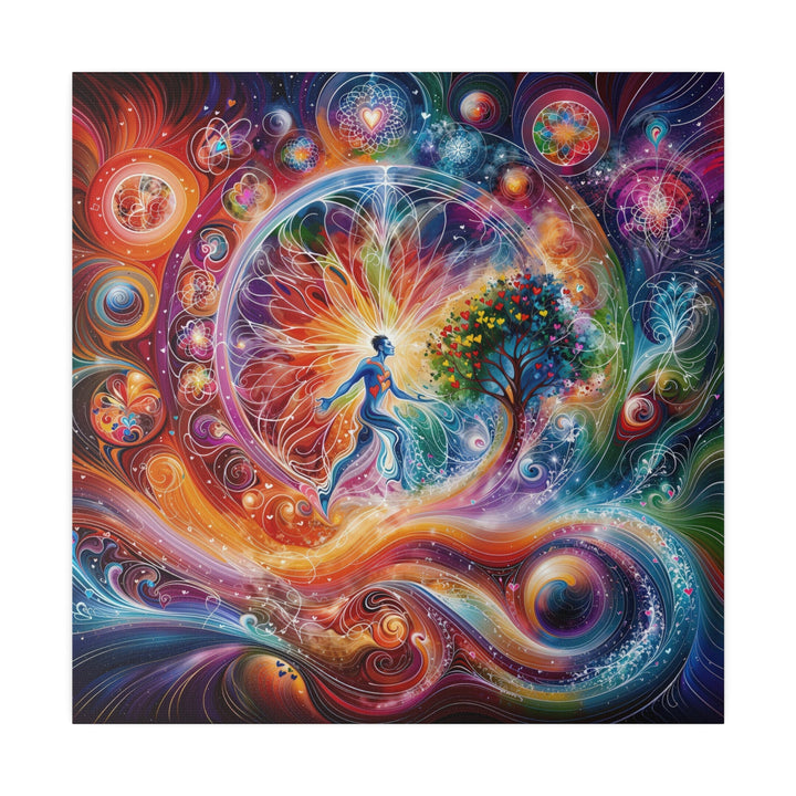 Cosmic Vibrant Energy - Matte Canvas - Canvas - g(0D·IO) - 32" x 32" (Square) - 0.75'' -