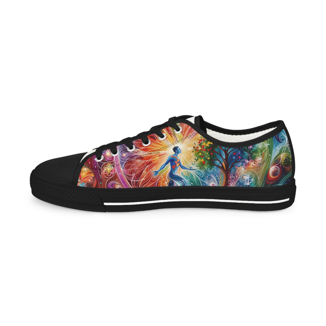 Cosmic Vibrant Energy - Men's Lowtop Sneakers - Shoes - g(0D·IO) - US 5 - Black sole -