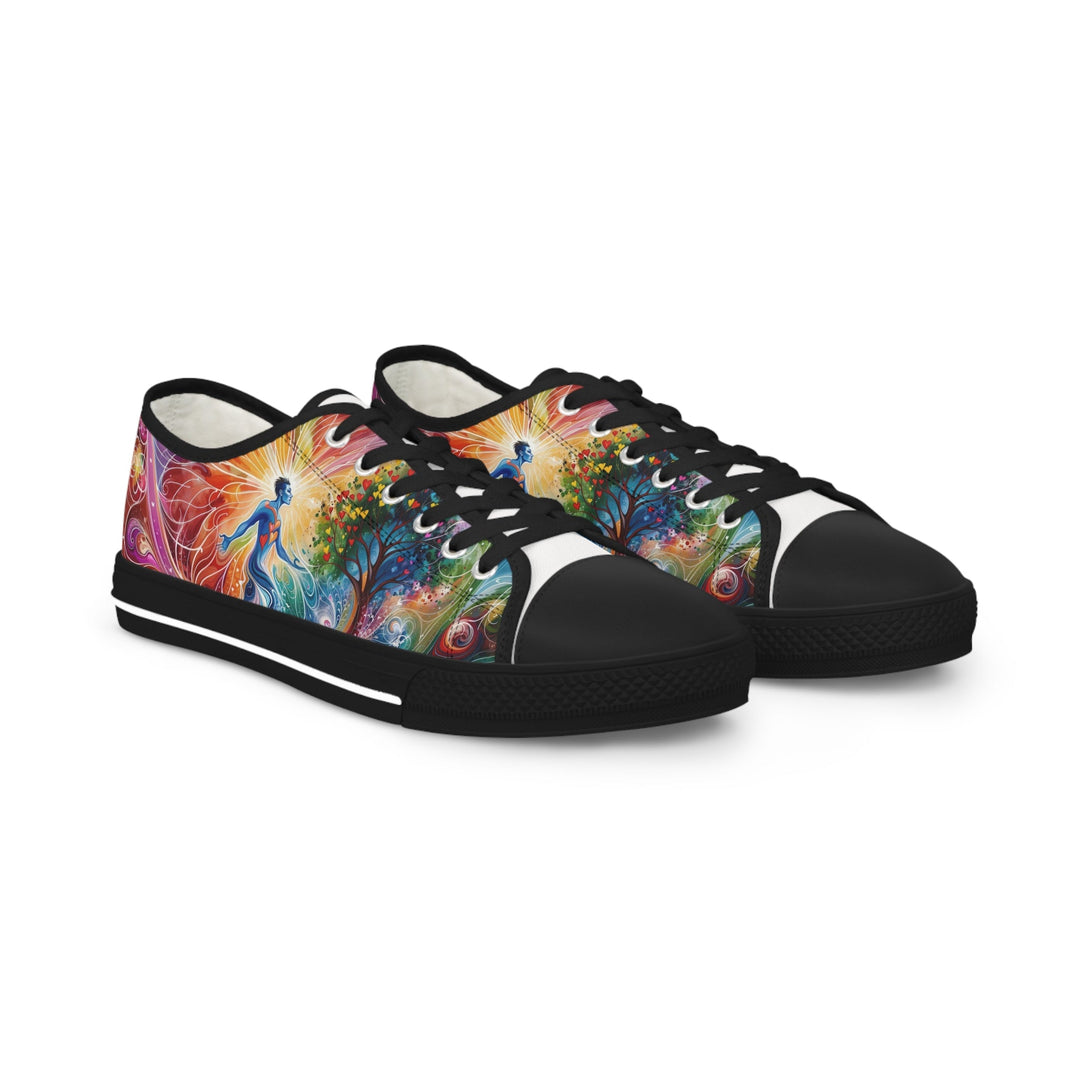 Cosmic Vibrant Energy - Men's Lowtop Sneakers - Shoes - g(0D·IO) - US 5 - Black sole -