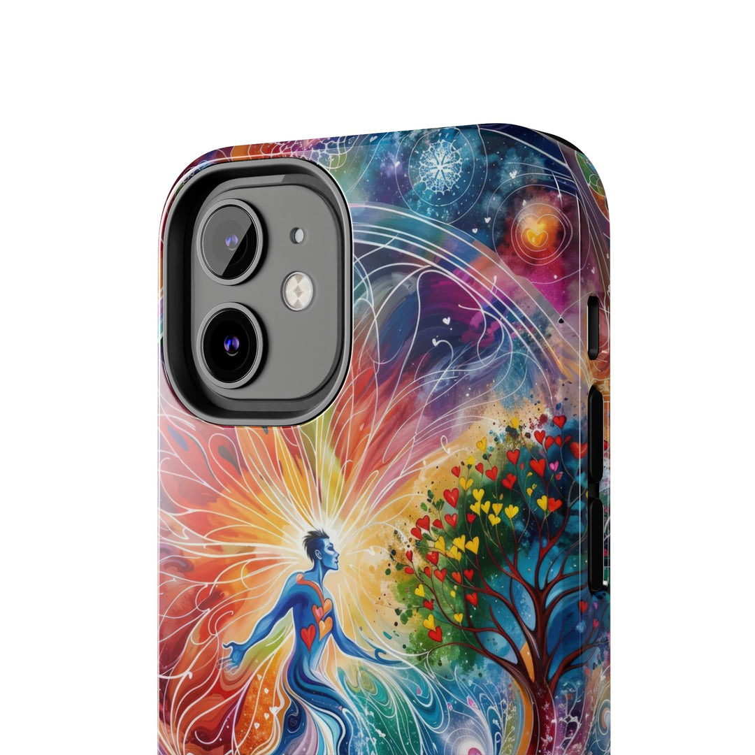 Cosmic Vibrant Energy - Tough Phone Case - Phone Case - g(0D·IO) - iPhone 13 Mini - -