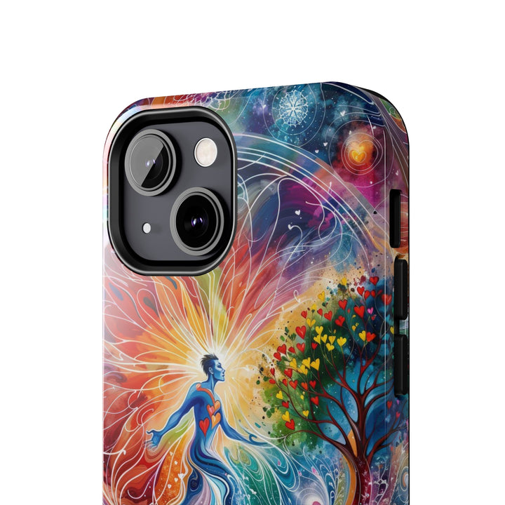 Cosmic Vibrant Energy - Tough Phone Case - Phone Case - g(0D·IO) - iPhone 13 Mini - -