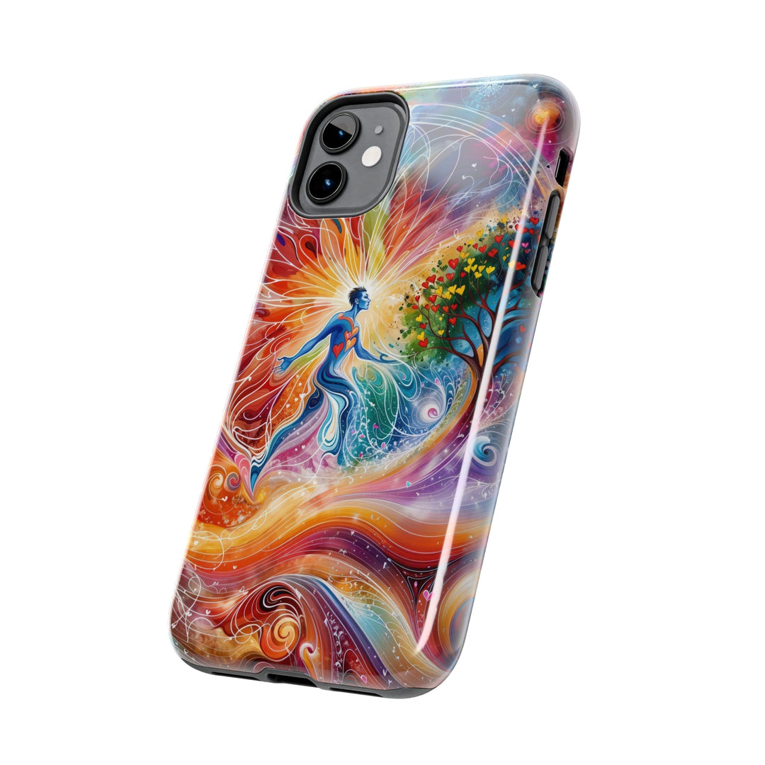 Cosmic Vibrant Energy - Tough Phone Case - Phone Case - g(0D·IO) - iPhone 13 Mini - -