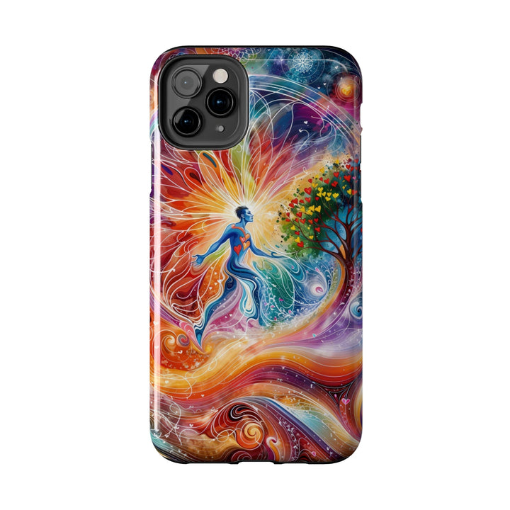 Cosmic Vibrant Energy - Tough Phone Case - Phone Case - g(0D·IO) - iPhone 13 Mini - -