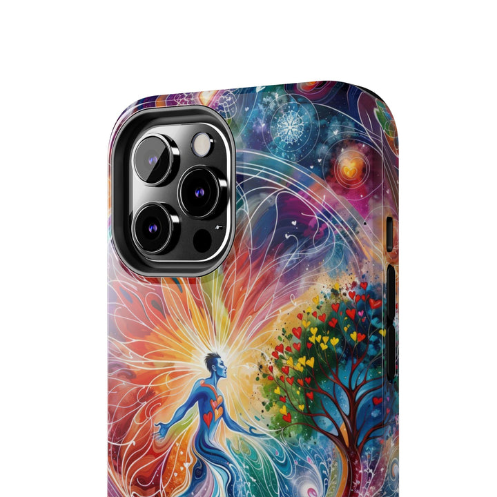 Cosmic Vibrant Energy - Tough Phone Case - Phone Case - g(0D·IO) - iPhone 13 Mini - -