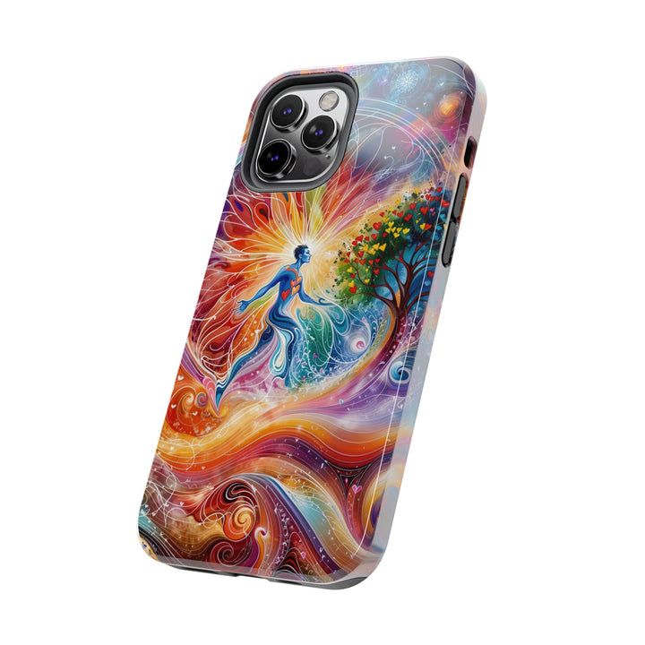 Cosmic Vibrant Energy - Tough Phone Case - Phone Case - g(0D·IO) - iPhone 13 Mini - -